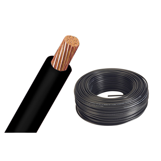 Prolongador de cable eléctrico negro 3 metros 2x0,75 mm 625W